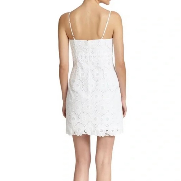 Lilly Pulitzer Sheena Eyelet Lace Cut Out Dress in White - Picture 2 of 4